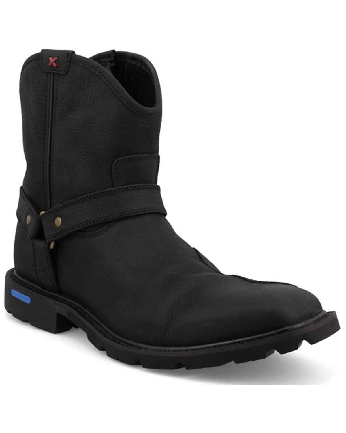 Twisted X Men's 8" Tech X&trade; Waterproof Motorcycle Boots - Square Toe, Black, hi-res