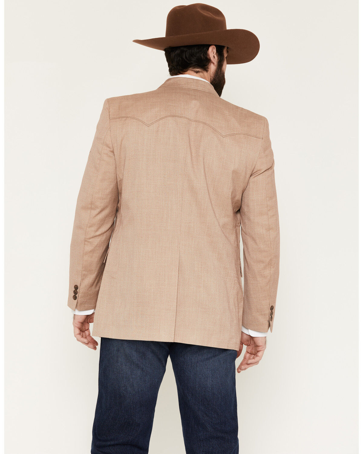 Image #4 - Circle S Men's Lubbock Button-Down Sportcoat, Tan, hi-res