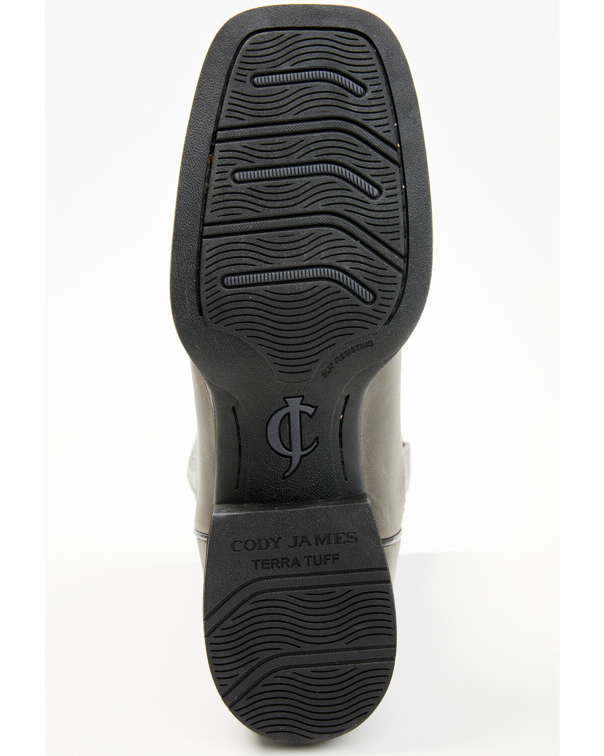 Image #7 - Cody James Men's Badge Xero Gravity&trade; Western Boots - Broad Square Toe, Grey, hi-res