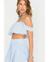 Image #2 - Sage the Label Women's Baby Blues Crop Top, Blue, hi-res