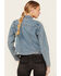 Image #4 - Levi's Women's Stone Wash Denim Original Trucker Jacket , Blue, hi-res