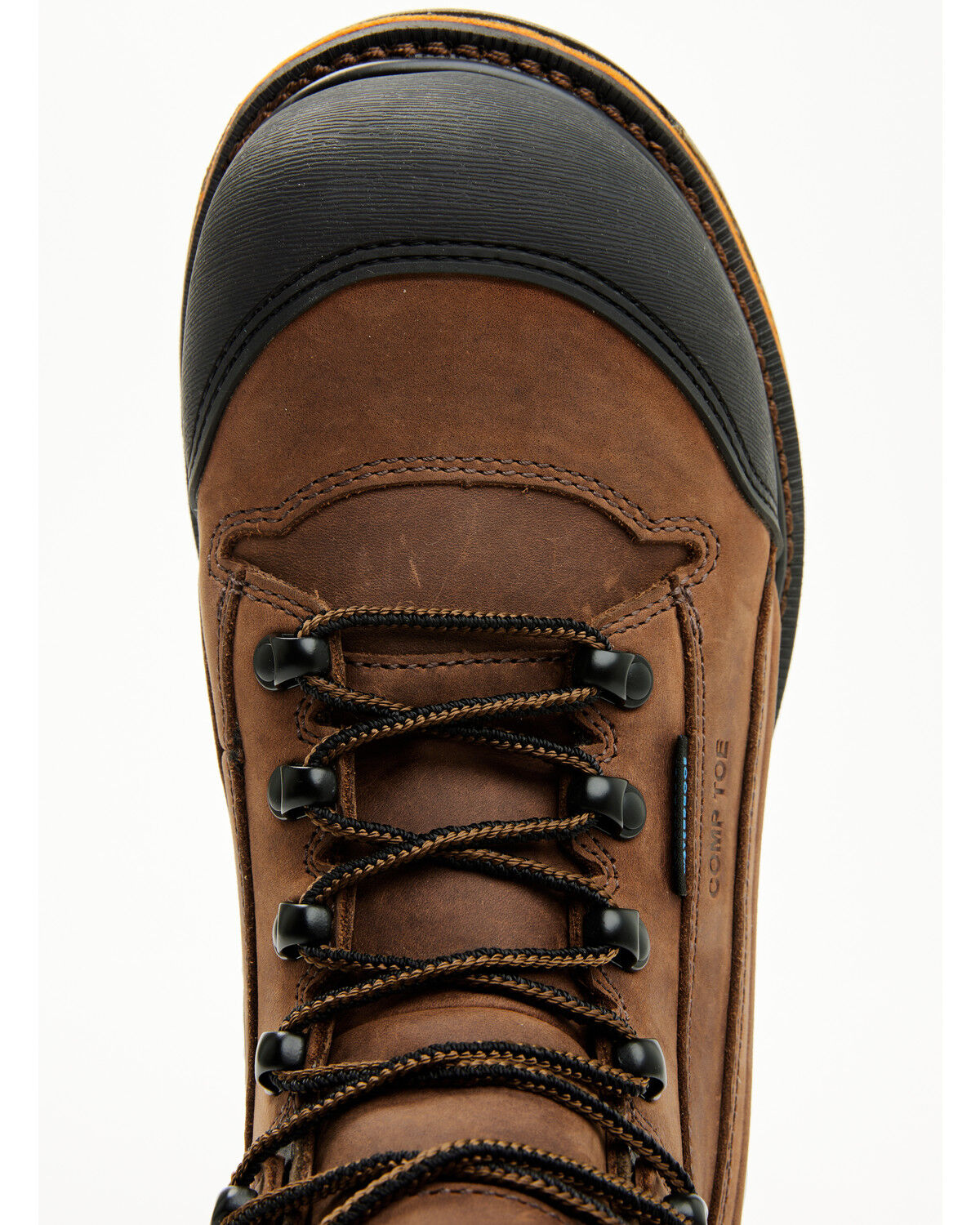 Image #6 - Hawx Men's 8" Enduro Waterproof 400G Insulated Work Boots - Composite Toe, Dark Brown, hi-res
