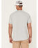 Image #4 - Carhartt Men's Force Relaxed Midweight Logo Pocket Work T-Shirt, Silver, hi-res