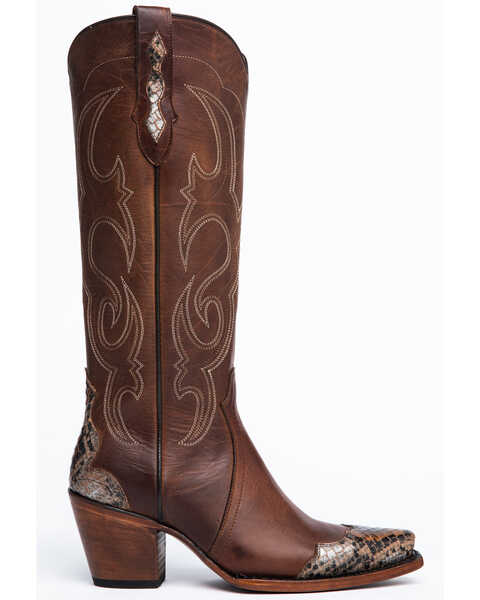 Image #2 - Idyllwind Women's Scaled-Up Western Boots - Snip Toe, Brown, hi-res