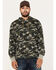 Image #1 - Moonshine Spirit&reg; Men's Now You See Me Burnout Camo Hooded Sweatshirt, Olive, hi-res