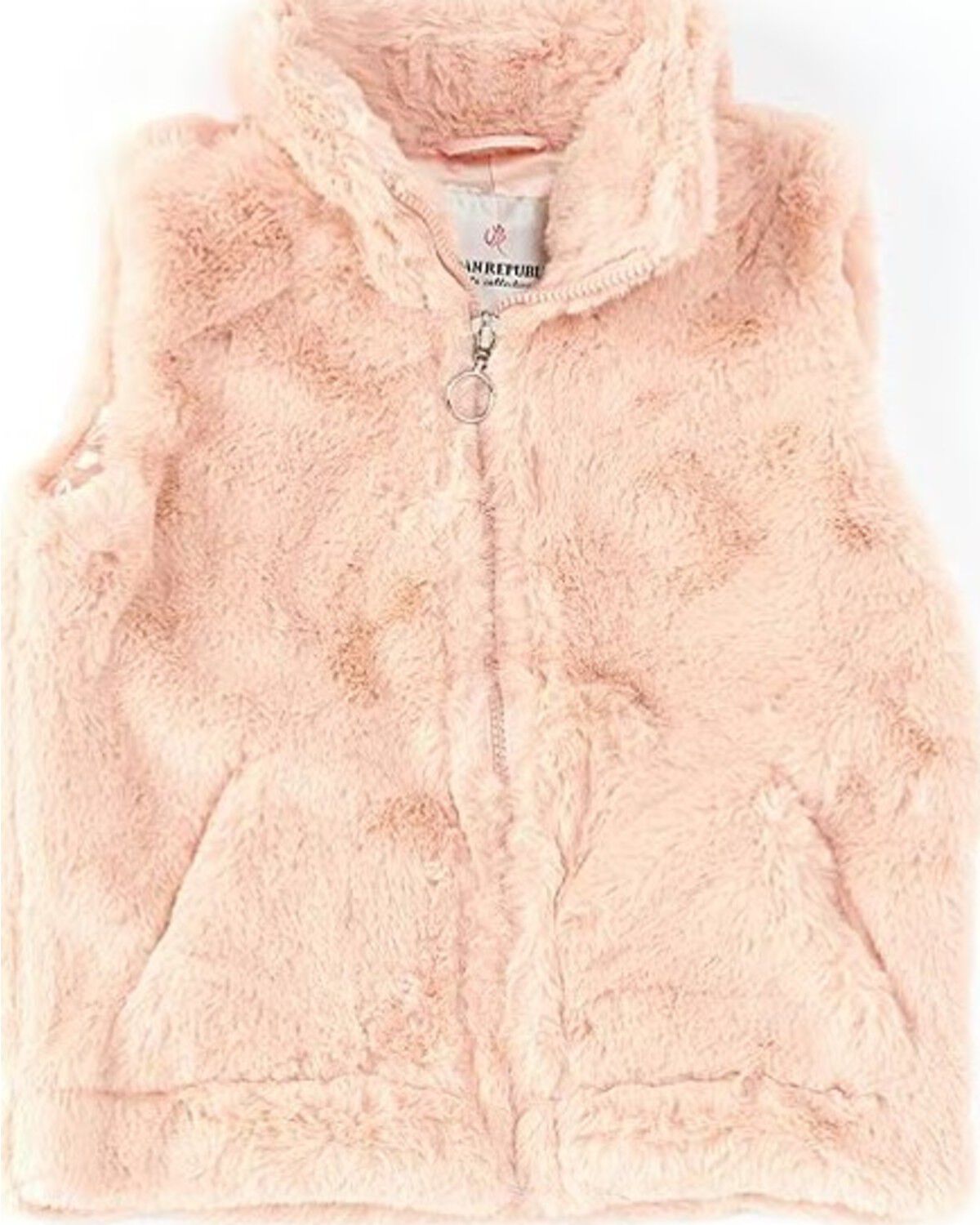Urban Republic Infant Girls' Faux Fur Vest, Pink, hi-res