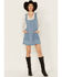 Image #1 - Cleo + Wolf Women's Rigid Oakes Medium Wash A-Line Denim Dress, Medium Wash, hi-res