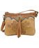 Image #1 - American West Women's Texas Rose Crossbody Bag, Tan, hi-res