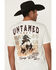Image #4 - RANK 45&reg; Men's Untamed Cowboy Short Sleeve Graphic T-Shirt, Natural, hi-res