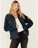 Image #1 - Ariat Women's Sendero Denim Trucker Jacket , Dark Wash, hi-res