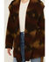 Image #3 - Cripple Creek Women's Southwestern Print Hooded Wrap Jacket , Brown, hi-res