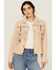 Image #1 - Scully Women's Fringe and Beaded Jacket , Cream, hi-res