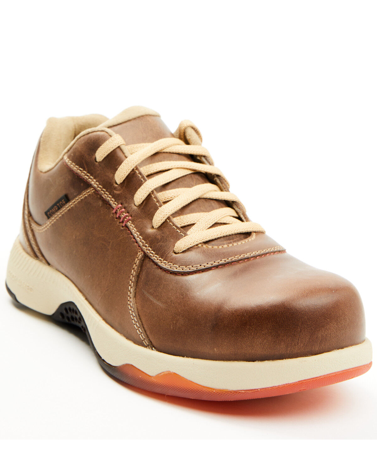 Cody James Men's Casual Work Shoes - Composite Toe, Brown, hi-res
