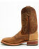 Image #3 - Double H Men's 11" Domestic I.C.E™ Roper Western Boots - Broad Square Toe , Brown, hi-res