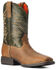 Image #1 - Ariat Boys' Firecatcher Alflafa Western Boots - Broad Square Toe , Brown, hi-res