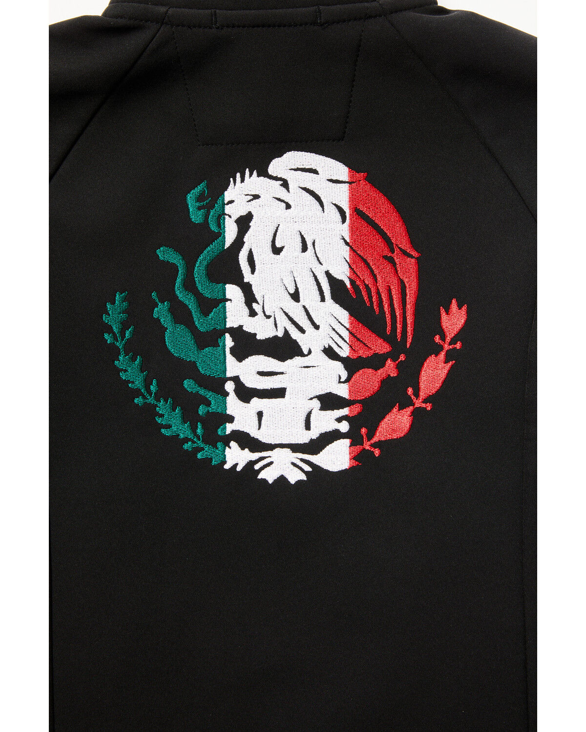 Image #3 - RANK 45&reg; Toddler Boys' Mexico Flag Seal Softshell Jacket, Black, hi-res
