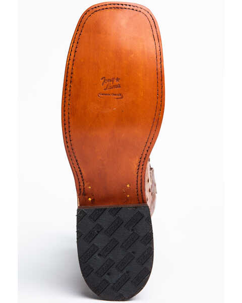 Image #14 - Tony Lama Men's San Saba Full Quill Ostrich Exotic Boots, Chocolate, hi-res