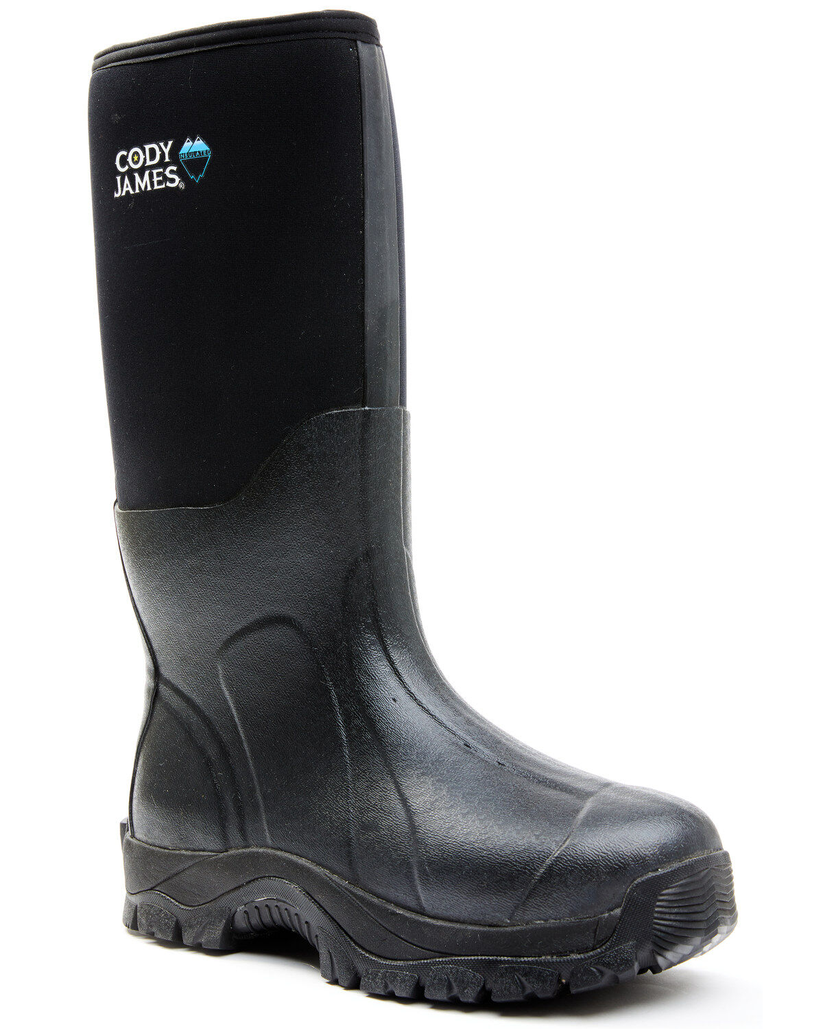Cody James Men's Glacier Guard Insulated Rubber Boots - Soft Toe, Black, hi-res