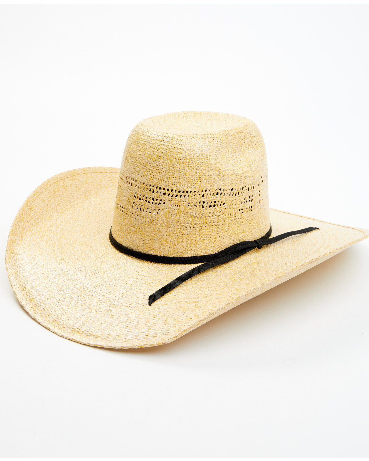 Image #1 - Rodeo King 25X Straw Cowboy Hat, Black, hi-res