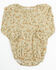 Image #1 - Rylee & Cru Infant Girls' Golden Garden Print Long Sleeve Onesie , Cream, hi-res