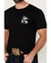 Image #3 - Cowboy Hardware Men's Mexico Flag Short Sleeve Graphic T-Shirt , Black, hi-res