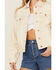 Image #3 - Wrangler Women's Logo Denim Trucker Jacket, Ivory, hi-res