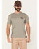 Image #2 - Troll Co Men's Duel Short Sleeve Graphic T-Shirt , Slate, hi-res