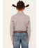 Image #4 - Cody James Boys' Rowdy Plaid Print Long Sleeve Snap Western Shirt , Tan, hi-res