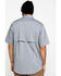 Image #2 - Ariat Men's Grey Rebar Made Tough Durastretch Vent Short Sleeve Work Shirt - Tall, Heather Grey, hi-res