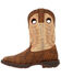 Image #3 - Durango Men's Rebel Performance Western Boots - Broad Square Toe, Tan, hi-res