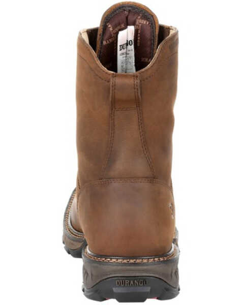 Image #4 - Durango Men's Maverick XP Waterproof Work Boots - Soft Toe, Brown, hi-res