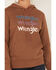 Image #3 - Wrangler Retro Women's Logo Graphic Hoodie, Rust Copper, hi-res