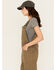 Image #2 - Lucky Brand Workwear Women's Broken Canvas Work Overalls, Olive, hi-res