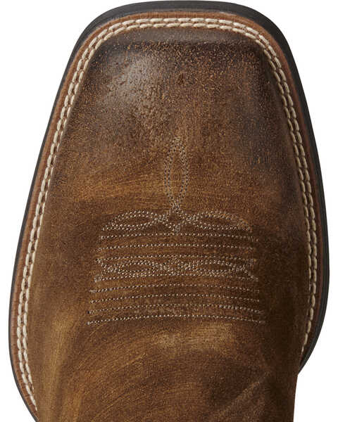 Image #4 - Ariat Men's Camo Patriot Western Boots, Brown, hi-res