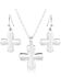 Image #2 - Montana Silversmiths Women's Wildflower Turquoise Jewelry Set, Silver, hi-res