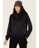 Image #1 - Lucky Brand Workwear Workwear Women's Fleece Hoodie, Navy, hi-res