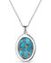 Image #2 - Montana Silversmiths Women's Wisdom Of The West Turquoise Necklace , Silver, hi-res