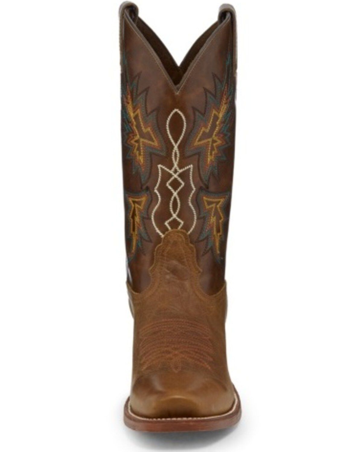 Image #3 - Nocona Men's Vintage Western Boots, Tan, hi-res