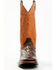 Image #4 - Cody James Men's Melbourne Cognac Leather Western Boots - Broad Square Toe, Orange, hi-res