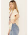 Image #2 - Cleo + Wolf Women's Bryce Short Sleeve Graphic Tee, Oatmeal, hi-res