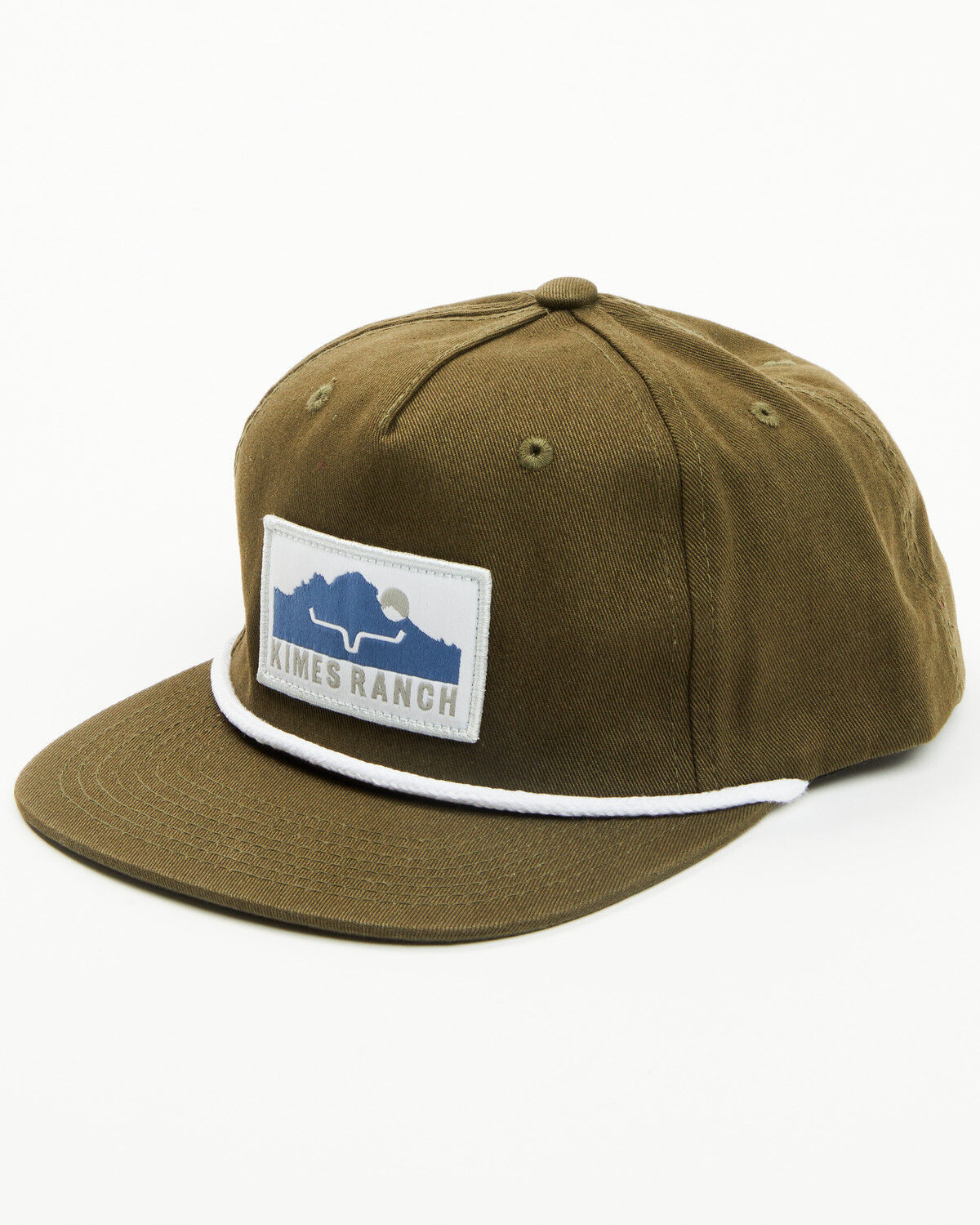 Image #1 - Kimes Ranch Men's Kick Back Logo Ball Cap, Forest Green, hi-res