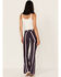 Image #3 - Shyanne Women's High Rise Stripe Super Flare Jeans, Navy, hi-res