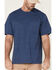 Image #3 - Hawx Men's Heavyweight Short Sleeve Work Pocket T-Shirt , Royal Blue, hi-res