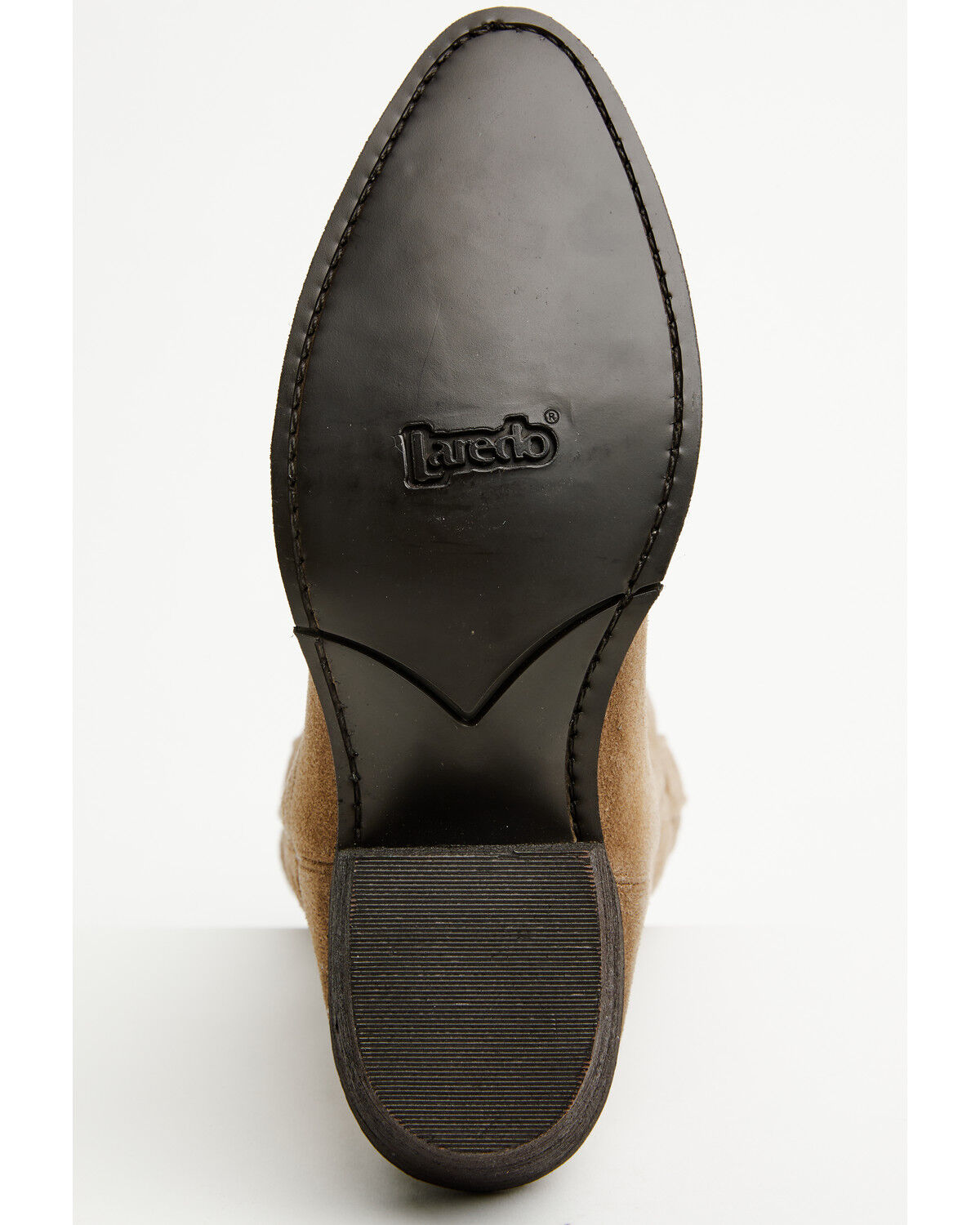 Image #7 - Laredo Women's Meadowlark Suede Western Boots - Round Toe, Camel, hi-res