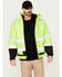 Image #1 - Hawx Men's 3-in-1 High Visibility Bomber Jacket, Yellow, hi-res