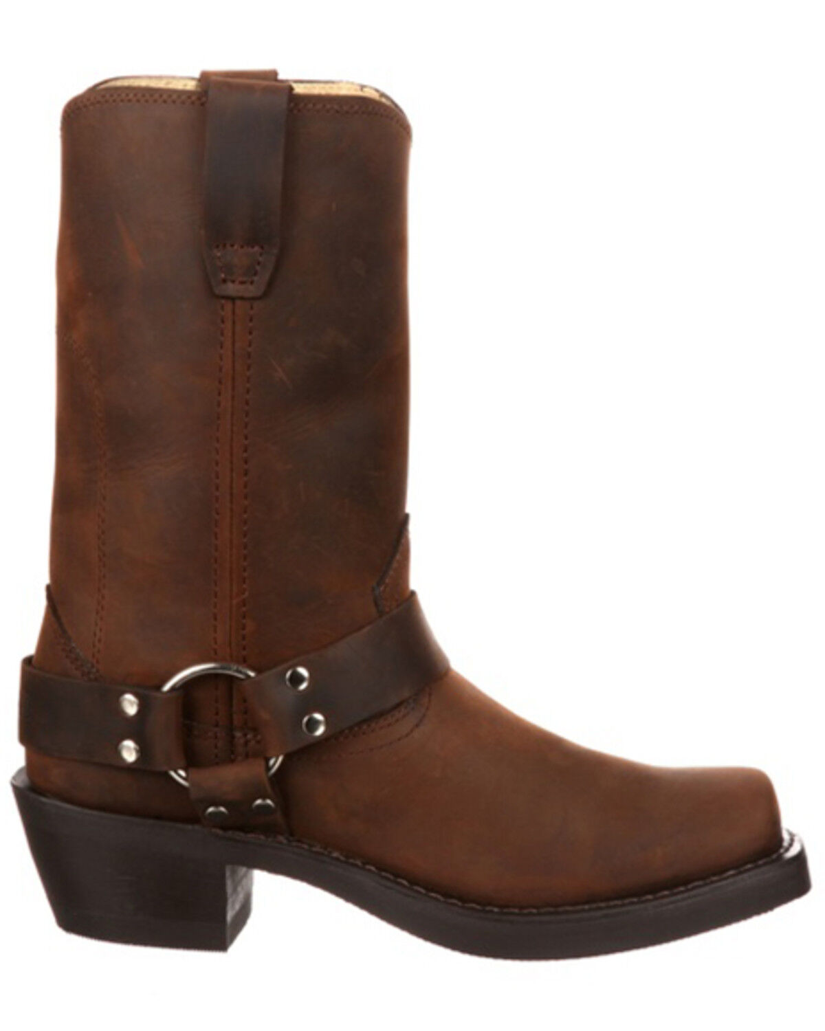 Image #4 - Durango Women's Harness Western Boots - Square Toe, Brown, hi-res