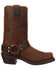 Image #4 - Durango Women's Harness Western Boots - Square Toe, Brown, hi-res