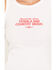 Image #3 - Los Sundays Women's Nash Loves Tequila Graphic Tank, White, hi-res
