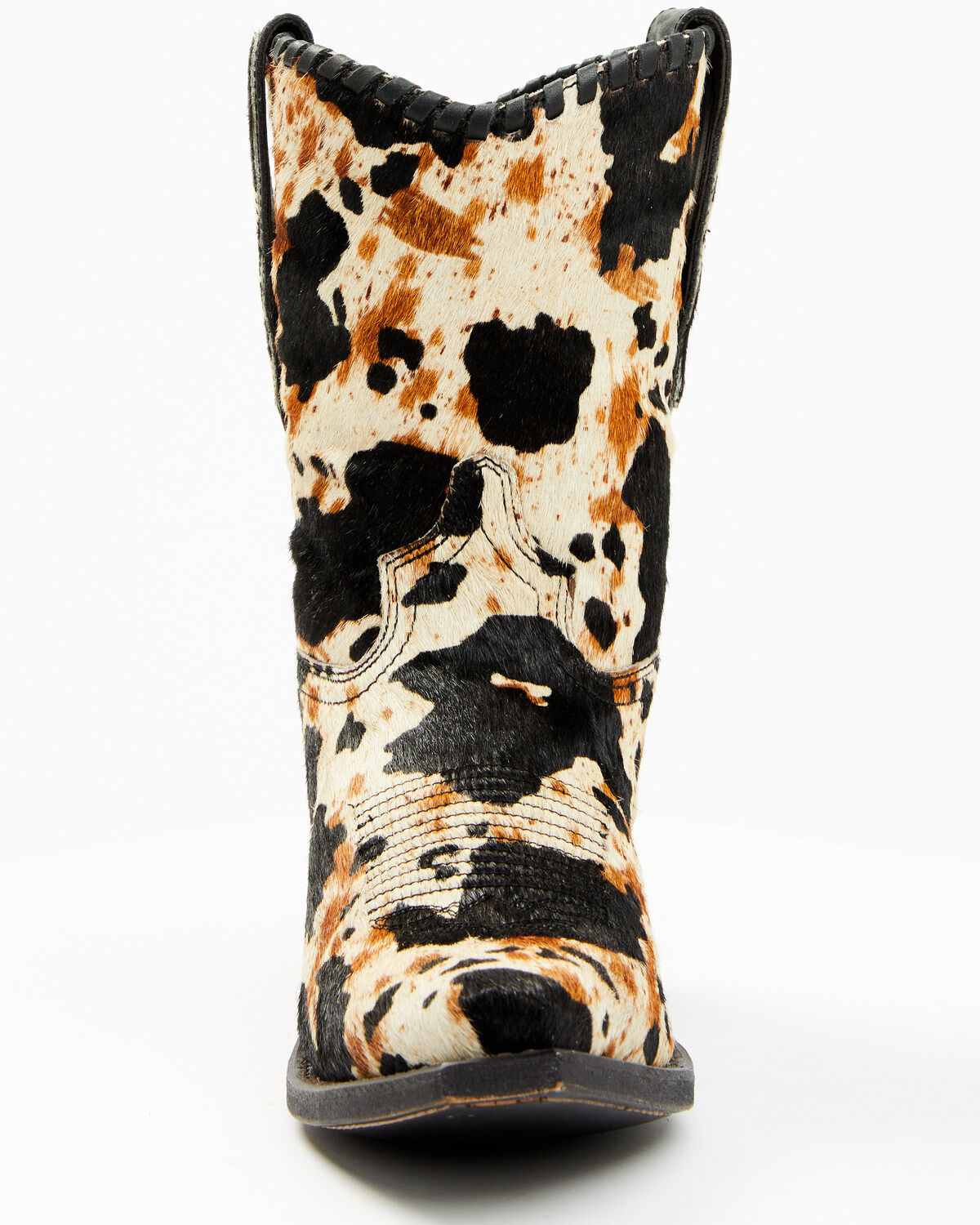 Image #4 - Laredo Women's Carleigh Hair On Hide Western Fashion Booties - Snip Toe, Multi, hi-res