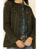 Image #3 - STS Ranchwear Women's Jolene Canvas Sherpa Jacket, Olive, hi-res